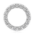 8.03 ct Tacori RoyalT White Gold Eternity Band (HT266265)