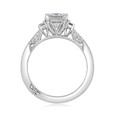 1.25 ct Tacori Simply Three Stone White Gold Engagement Ring (2658PR6)