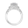 2.00 ct Tacori Dantela Three Stone White Gold Engagement Ring (2663PR7)