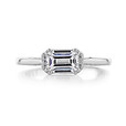 1.00 ct Tacori Simply White Gold Engagement Ring (2654EC7X5W)