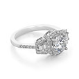 Three-Stone Engagement Ring (MK55)