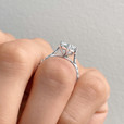 2.00 ct Round Micro-Prong White Gold Engagement Ring (EV117D)