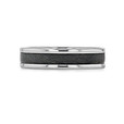 Tungsten Carbide 6mm Men's  Carbon Fiber Wedding Band (11-6195)