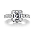 2.50 ct Tacori RoyalT Platinum Engagement Ring (HT2607RD85)