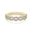 14K Yellow Gold Infinity Diamond Band (AN7645-YG)