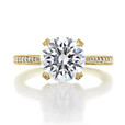 3 ct Tacori RoyalT Yellow Gold Engagement Ring (HT2627RD9)