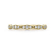 18K Yellow Gold Tacori Sculpted Crescent Diamond Band (46-2-YG)