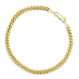 14K Yellow Gold Miami Cuban Link Bracelet (7001254)