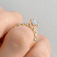 2.50 ct Tacori Sculpted Crescent Yellow Gold Engagement Ring (2687RD85Y)