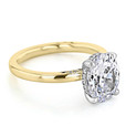 2.50 ct Simply Tacori Solitaire Two-Tone Engagement Ring (268822OV10X8Y)