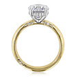 2.50 ct Simply Tacori Solitaire Two-Tone Engagement Ring (268822OV10X8Y)
