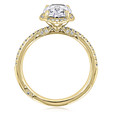 2 ct Simply Tacori Halo Yellow Gold Engagement Ring (267615OV95X7-YG)