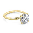 3 ct Simply Tacori Solitaire Yellow Gold Engagement Ring (268815RD9-YG)