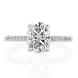 2 ct Simply Tacori White Gold Micro-Prong Engagement Ring (267015OV9X7W)
