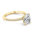 2 ct Simply Tacori Yellow Gold Micro-Prong Engagement Ring (267015OV9X7-YG)