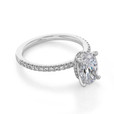 1.50 ct Oval Gabriel Hidden Halo Platinum Engagement Ring (ER13903-150-PL)