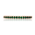 14K Rose Gold Emerald Stackable Band (LB250-RG)