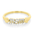 14K Yellow Gold Mom Ring (6001696)