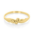 14K Yellow Gold Wave Ring (6001697)