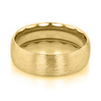 18K Yellow Gold Men's Tacori Coarse Brushed Wedding Band (138-7-YG)