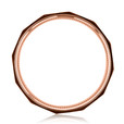 18K Rose Gold Men's Tacori Geometric Satin Wedding Band (147-6-RG)