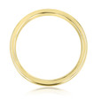 14K Yellow Gold 5mm Men's Flat-Top Wedding Band (FG12-5-YG)