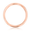 14K Rose Gold 5mm Men's Flat-Top Wedding Band (FG12-5-RG)