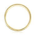 14K Yellow Gold 6mm Men's Flat-Top Wedding Band (FG141-YG)