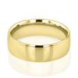 14K Yellow Gold 7mm Men's Polished Wedding Band (WB497-YG)