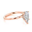 2 ct Simply Tacori Solitaire Rose Gold Engagement Ring (268815PS11X7-RG)