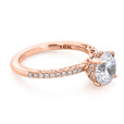 2 ct Tacori Dantela Hidden Bloom Rose Gold Engagement Ring (269017RD8-RG)