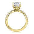 3 ct Tacori Dantela Hidden Bloom Yellow Gold Engagement Ring (269022OV115X85-YG)
