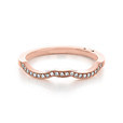 18K Rose Gold Tacori Ribbon Diamond Band (2648SMBPK-RG)