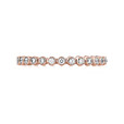 18K Rose Gold Tacori Sculpted Crescent Bezel Diamond Band (200-2ET-RG)