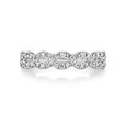 14K White Gold Infinity Twist Diamond Band (AN7645-WG)