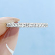 14K White Gold Tacori Coastal Crescent Diamond Band (P1042B34F-WG)