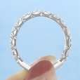 14K White Gold Tacori Coastal Crescent Diamond Band (P1042B34F-WG)