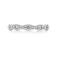 Platinum Tacori Sculpted Crescent Diamond Band (46-3ET)