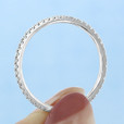 14K White Gold 1.50mm Eternity Diamond Band (CJ100-WG)