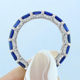 18K White Gold Tacori RoyalT Sapphire Eternity Band (HT264865BS-WG)