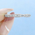 18K White Gold Tacori Classic Crescent Diamond Band (2645B5-WG)