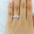 Platinum Tacori Petite Crescent Diamond Band (HT254525B12)