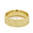 18K Yellow Gold Men's Tacori Satin Finish Wedding Band (146-7YS-YG)