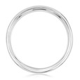 14K White Gold 8mm Men's Polished Wedding Band (WB468-WG)