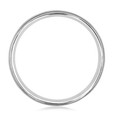 14k White Gold 5mm Men's Satin Finish Wedding Band (11-12075-WG)