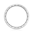 18K White Gold Men's Tacori Sculpted Crescent Wedding Band (76-6W-WG)