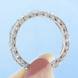 Platinum Tacori Ribbon Diamond Band (HT2528B)