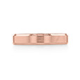 14K Rose Gold 4.5mm Men's Beveled Wedding Band (11-8850R-RG)