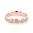 14K Rose Gold 4.5mm Men's Beveled Wedding Band (11-8850R-RG)