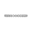 18K White Gold Tacori Sculpted Crescent Bezel Diamond Band (200-2ET-WG)